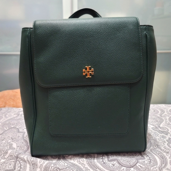 New Tory Burch Carter Flap Backpack - Picture 6 of 12